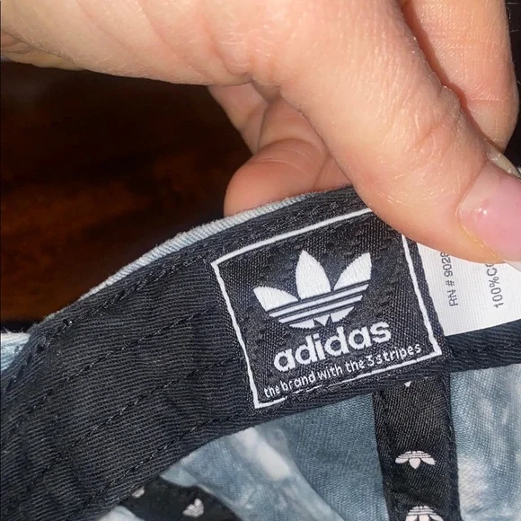 Adidas Black and White Tie-Dye Cap - Picture 2 of 5